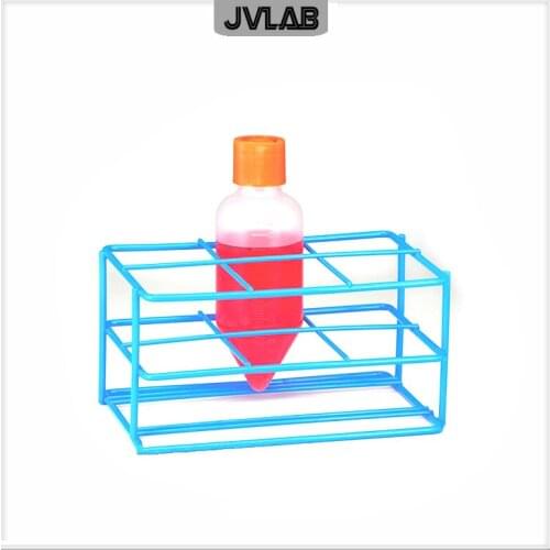 Stainless Steel Rack Professional Centrifuge Tube Holder For 250ml Blue SUS Wire Stand For Test Tube Hole Diam. 60mm H 124mm