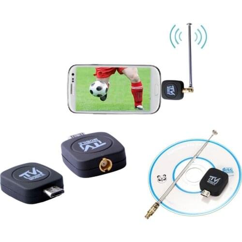 EzTV DVB-T Mobile TV Receiver Tuner Phone Stick For Samsung Android Smart Phone Tab Tablet Watch TV Digital Satelite Adapter