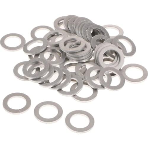 Pack Of 50 Engine Oil Drain Plug Crush Washer Gaskets Rings For Acura