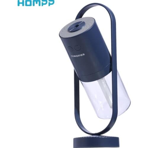 USB Rotary Air Humidifier 200ml Capacity Creative Ultrasonic Nano Essential Oil Aroma Diffuser Colorful Lights for Baby Home