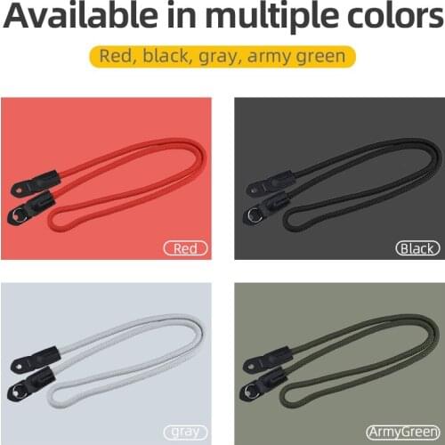Climbing Rope Camera Strap Micro Single Camera with Retro Camera Rope SLR Camera Shoulder Strap Camera Accessories