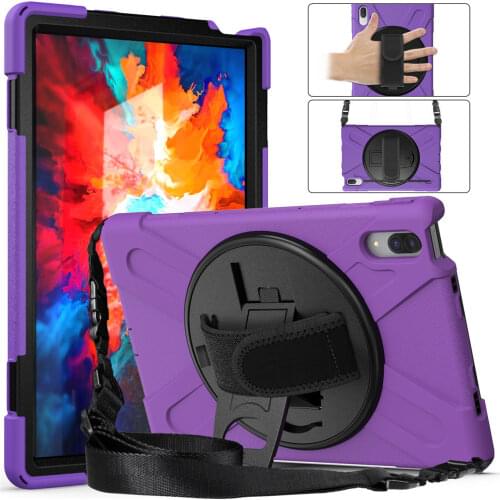 Xiaoxin Pad P11 TB-J606F Case Full Body Silicone Tablet Cover Case For Lenovo Tab P11 Pro TB-J706F Rotation Shell Fundas