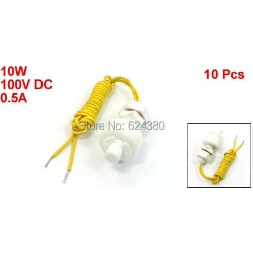 ZP2508 Fish Tank Pool Liquid Water Level Sensor Vertical P.P PP Float Switch Blue x 1 Bag ( 10 Pcs / Lots )