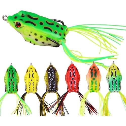 1pcs Fishing Lure Bait Thunder Frog Bait Black Fish Simulation Fake Fishing Bait Fishing Lure Tackle Fishing Accessories