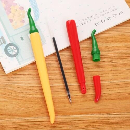 24 pcs Creative simulation gel pen cute cartoon learning stationery styling office supplies kawaii pen escolar material escolar
