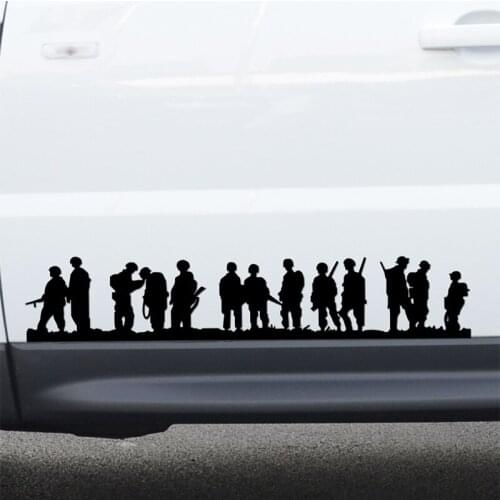 3 Pairs BAND OF BROTHERS On Car Doors Sticker Car-styling For All Car exterior accessories