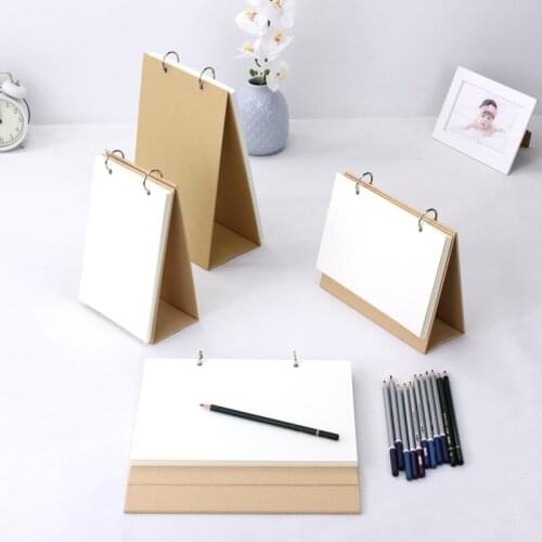 DIY Hight Quality Vintage Loose-Leaf Doodle album Retro Sketch Book Blank Diary Graffiti Draw Sketch Book Gift