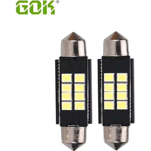 Auto Canbus Led Festoon 8SMD 31mm 36mm 39mm 42mm SV8.5 C10W C5W Led 2835 SMD reading Light Car Dome Bulb License Plate Lights