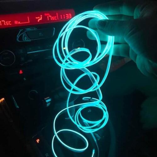 Car Atmosphere Lights EL Neon Wire Strip Auto Interior Decorative for Porsche Cayenne Macan Macan S Panamera Cayman Carrera Pors