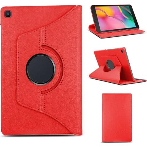 360 degree rotation Case for Samsung Galaxy Tab A 8.0 SM-T290 Tablet 2019 Slim PU Cover for T295 T297 Case funda shockproof Case