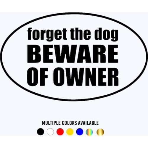 CK20674# Various Sizes Die-Cut Vinyl Decal ORGET THE DOG Car Sticker Waterproof Auto Decors on Car Body Bumper Rear Window
