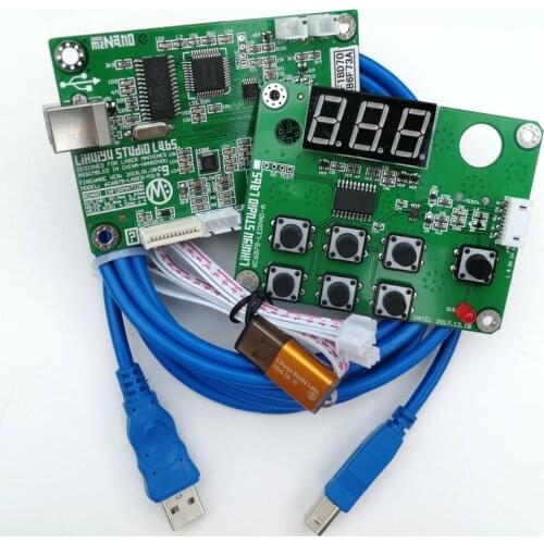 CO2 Laser Rubber Stamp Engraving K40 LIHUIYU M Mother Main Board + Control Panel + Dongle B System Engraver Cutter DIY 3020 3040