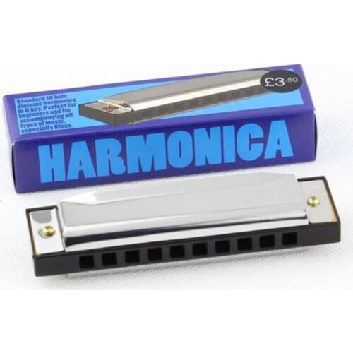 Ten-hole harmonica childrens educational harmonica instrument 10-hole blues scenic blues harmonica