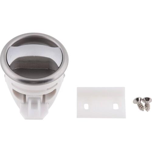 Chrome Twist Button Latch Lock Cupboard Door Knob for RV Camper Marine Boat