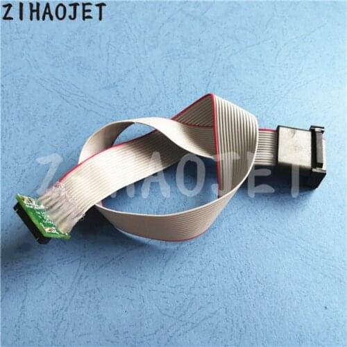 16pcs/lot Xaar 126 print head data cable for Infiniti Challenger printer cable 16pins grey color carriage board cable