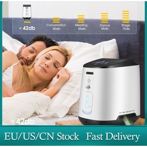 AUPORO Oxygen Concentrator Oxygen Making Machine Oxygen Generator O2 Concentrator Home Medical Use Air Purifier Without Battery