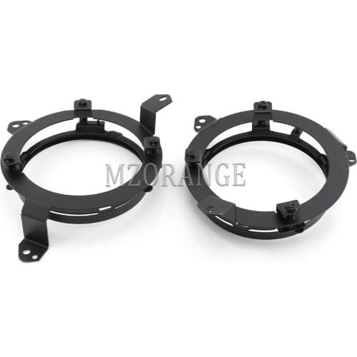 2pcs 9inch Round Mounting Brackets Adapter Ring For Jeep Wrangler JL 2018-2020 9'' Round LED fog light Headlight Cover