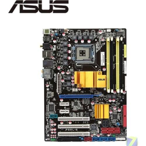 For Asus P5QL-E Desktop Motherboard P43 Socket LGA 775 Q8200 Q8300 DDR2 Original Used Mainboard On Sale