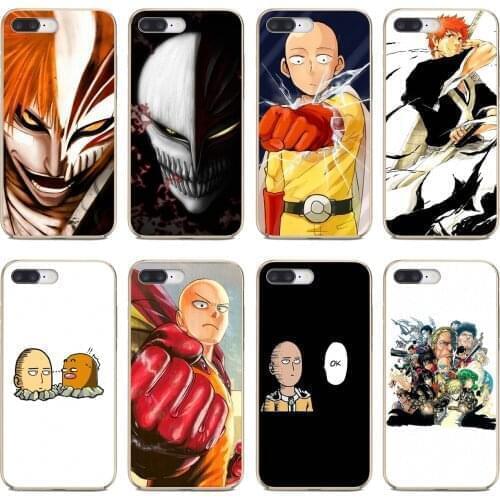 For Xiaomi Mi 5X 6X Max Mix 1 2 2S 3 Mi5 Mi5S Mi6 Mi3 Mi4 poco X3 nfc F2 Pro M3 Soft Skin Cover Anime-Bleach-One-Punch-Man