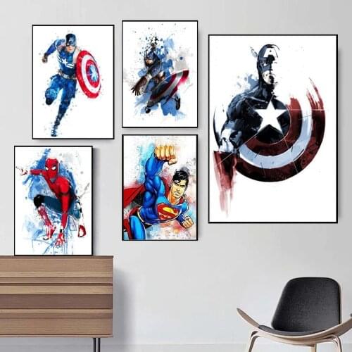 Marvel Movie Superhero DIY 5D Diamond Painting Full Round Mosaic Cross Stitch Kits Diamond Embroidery Picture Wall Home Decor