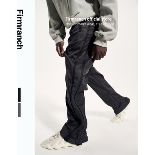 Firmranch New 2021 Men/Women GRAILZ Grey Function VIBE High Street Slacks Pants INS Sport Cargo Pant Double Side Zipper Overalls