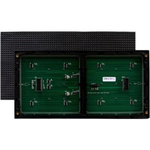 P4.75 SMD RG dual color indoor LED display modules 304*76MM 64*16dots(replace F3.75 dotmatrix LED module)
