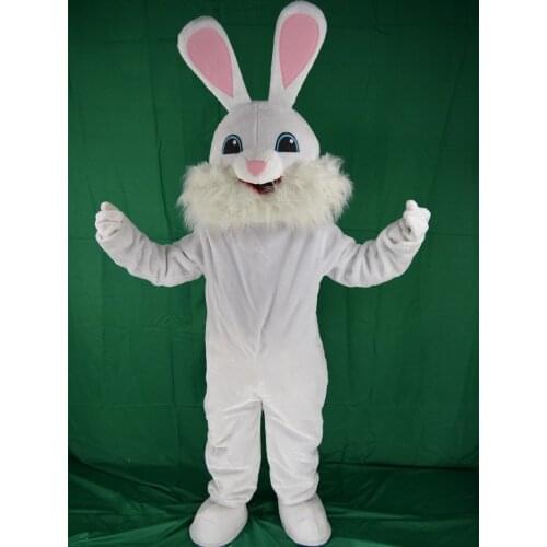 Easter Bunny Mascot Costume Bugs Rabbit Hare Adult Top Quality Cartoon Rabbit Cartoon Costumes Halloween Carnival Character Suit