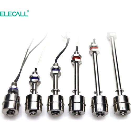 ELECALL Water Level Float Switch High Temperature Resistant Water Tower Tank NO/NC Automatic Controller Sensor stainless steel