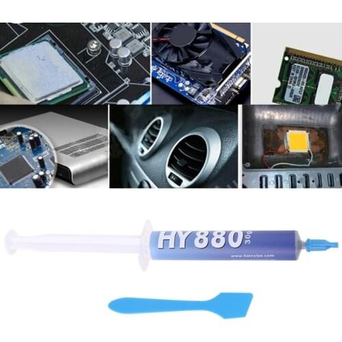 HY880 30g Needle Tube Packing Super Carbon Nano Thermal Grease Used for CPU GPU J0PB