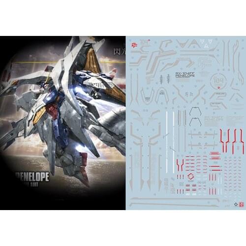 Gundam Water Sticker Penelope Gundam Water Sticker Big White Goose Water Sticker RX-104 Water Sticker