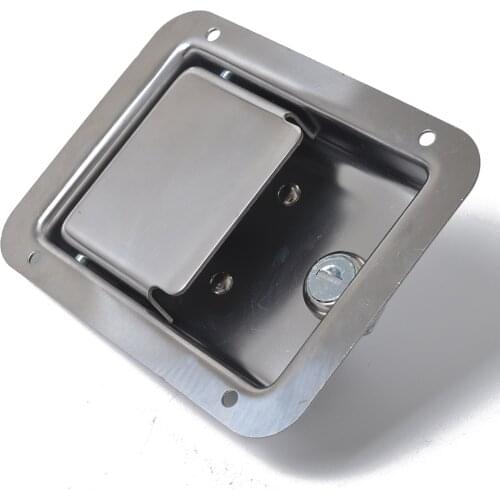 Stainless Steel Tool Box Motorhome Entry Dead Lock Latch&Key&Gasket