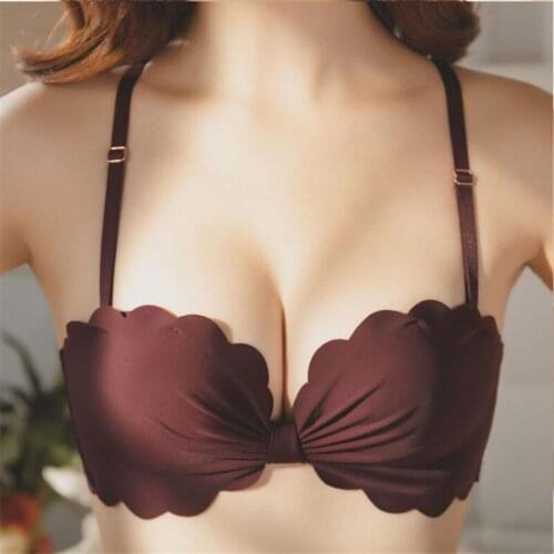 Lingerie Mulher Womens Bras Bralette Push Up Bra Girl Sexy Underwear Brassiere Seamless Wire Free Push Up Bra for Female B Cup