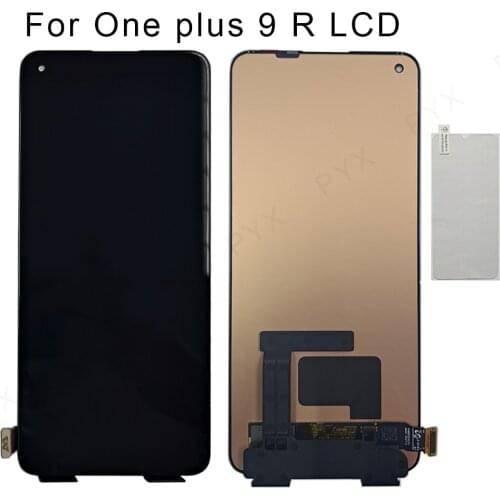 New Orignal test 6.55''Amoled For OnePlus 9R LCD Screen Display+Touch Panel Digitizer For OnePlus 9 R LE2101 1+9R Display