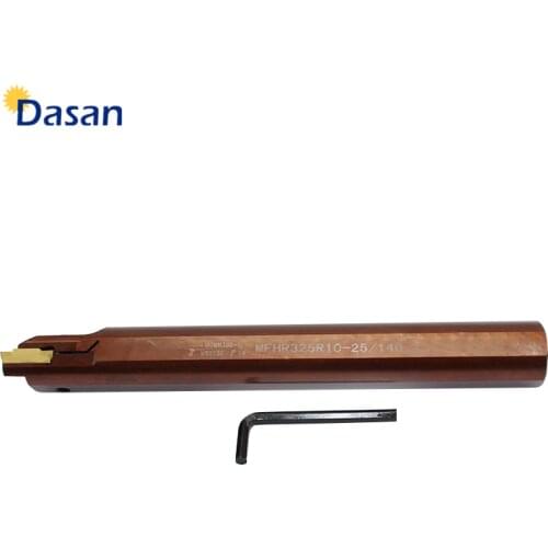 1pc MFHR325R10 25/140 Grooving Tool Holder CNC Spring Steel Internal Slotting Arbor with Torx Key Wrench Lathe Turning Tool