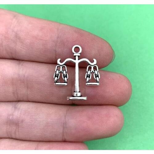 10 legal balances 22*18mm Tibetan silver plated pendant jewelry DIY handmade craft pendant alloy