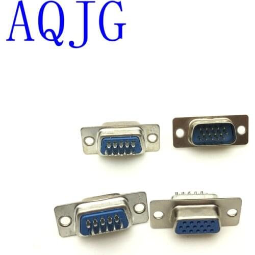 100pcs+Vga D15 female connector for DB15Pin D-Sub DB15DB (Connector ONLY )