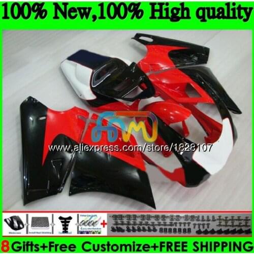 748 853 For DUCATI 916 996 94 95 96 97 98 99 02 71BS.58 998 S R 1994 1995 1996 1997 1998 1999 00 2001 2002 Fairing Black red hot