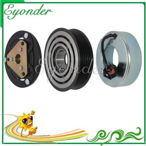 AC A/C Air Conditioning Compressor Clutch DKV06R for Peogeot 107 Citroen C1 Toyota AYGO 1.4 6453RJ 6453RJ 883100H010