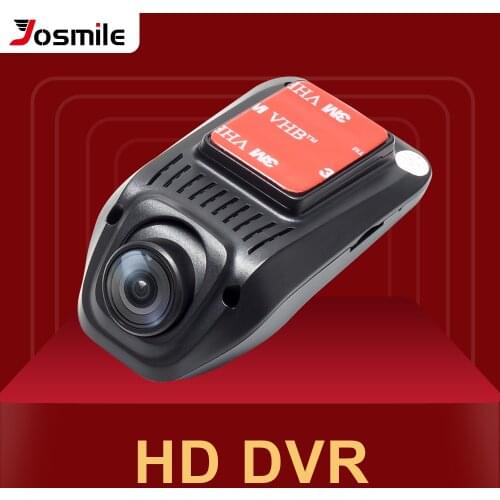 Josmlie Car DVR Camera USB For Multimedia Android Full HD 1080P ADAS Dash Cam Video Recorder Night Vision for Player Navigation