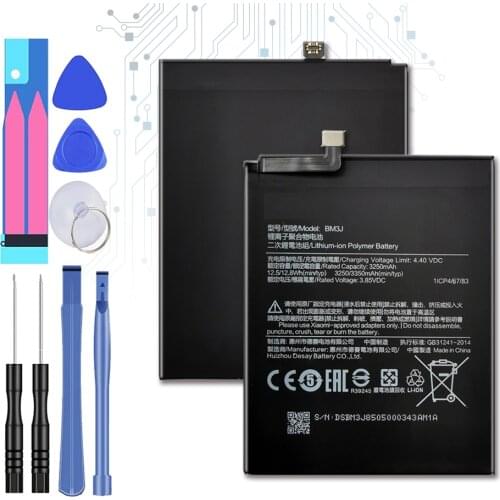 BM3J for xiao mi 3350mAh Mobile Phone Battery For Xiaomi 8 Lite 8Lite MI8 Lite Bateria Batteries + Free tool