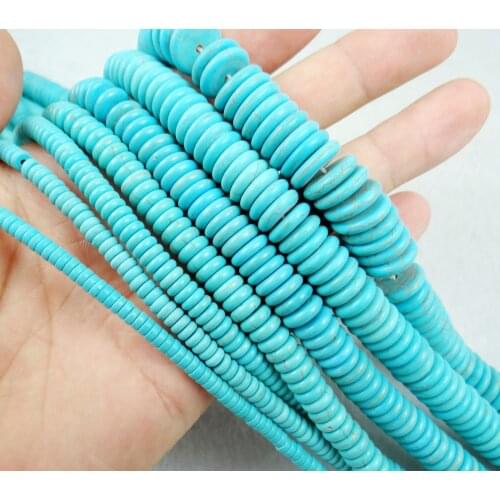 4.6.8.10.12.14MM Natural stone Turquoises Beads DIY Beads For Bracelet Necklace Jewelry Making Wholesale