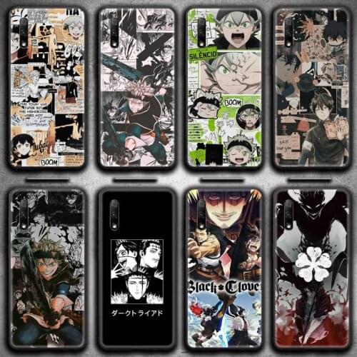 Black Clover Anime Asta Phone Case For Huawei Nova 6se 7 7pro 7se honor 7A 8A 7C 9C Play