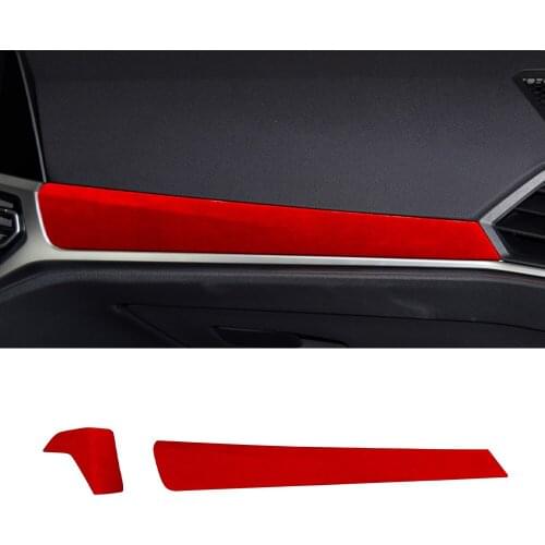 Center Console Dashboard Panel Decorative Cover Trim Sticker Decal for BMW 3 4 Series 2020 Car Interior Accessories Suede