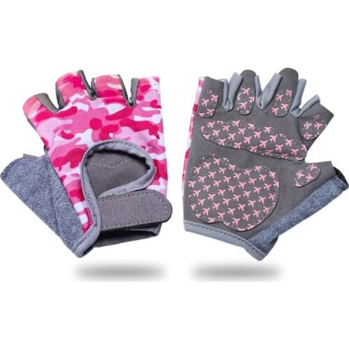 Kids Bike Cycling Gloves Half Finger Children Outdoor Sport Balance bicycle Gloves for kids XS samll size boys girls wearable