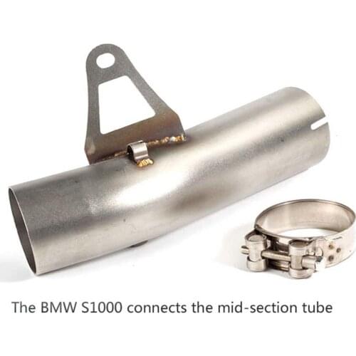 For BMW S1000RR S1000 RR 2010-2016 Motorcycle Muffler Exhaust Middle Pipe Mid-section Tube 304 Stainless Steel S1000RR Connects