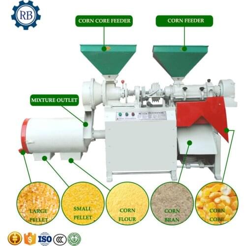 Good Feedback Corn grater /Corn grit and corn flour/ Corn grits making machine