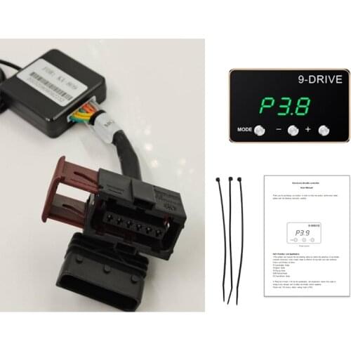 Throttle Response Controller 9 Drive Intelligent Electronic Racing Pedal Accelerator Compatible with Jeep-Wrangler W91F