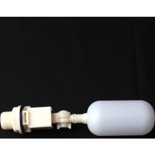 2pcs 1/2" 3/4" Male Thread Small Floating Ball Valve ABS Adjustable Water Level Adjustment Aquarium Water Tank Pool NuoNuoWell