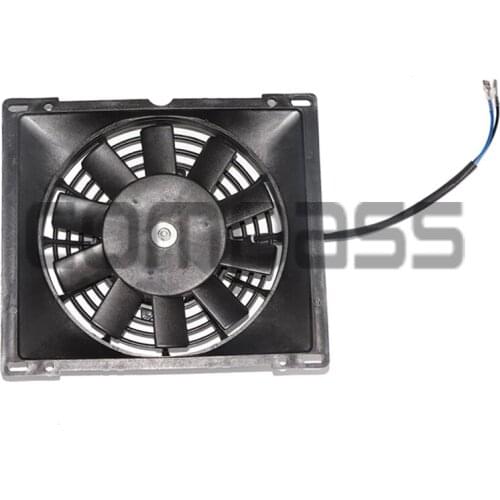 Gasoline tank oil tank 12V Cooling Fan Rectangle Water Cooler Thermo Fits for 150cc 200cc 250cc PIT Quad Bike ATV car