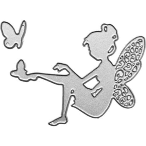 Butterfly Fairy Metal Cutting Dies Stencil DIY Scrapbooking Album Stamp Paper Card Embossing Craft Decor